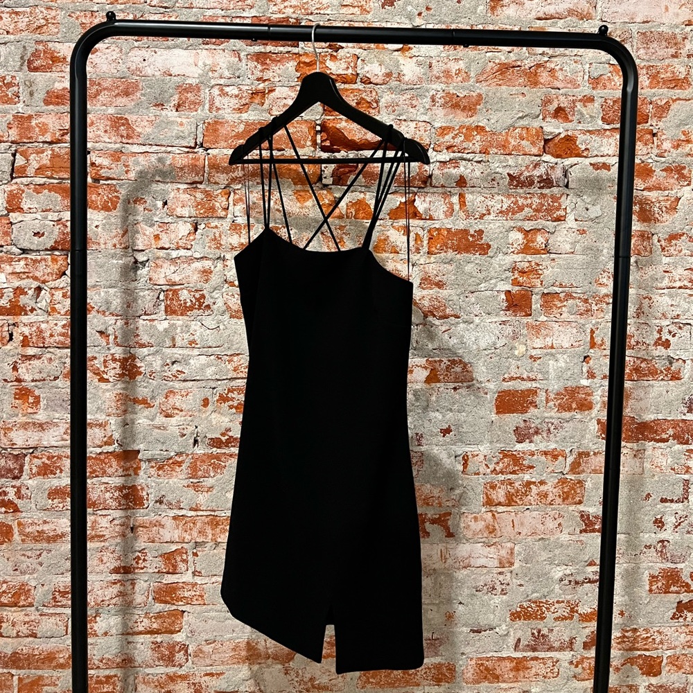 ZARA mini black dress.